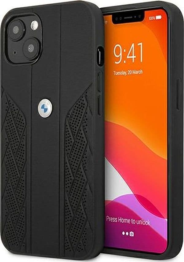 cover-mercedes-iphone-13-vera-pelle-nera