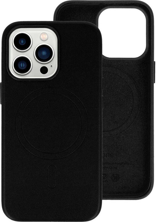 cover-protettiva-iphone-14-pro-ecopelle-nera-magsafe-compatibile