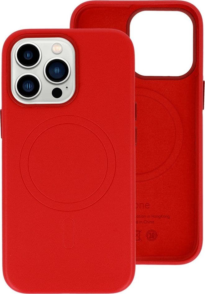 cover-protettiva-iphone-15-pro-ecopelle-rossa-magsafe-compatibile