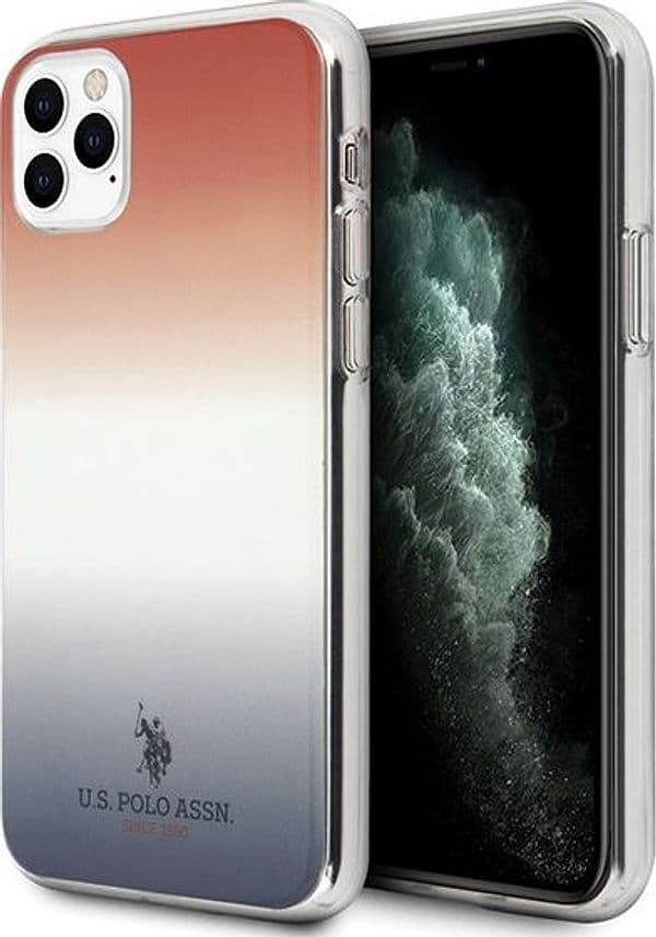cover u.s. polo iphone 11 pro max rossa blu