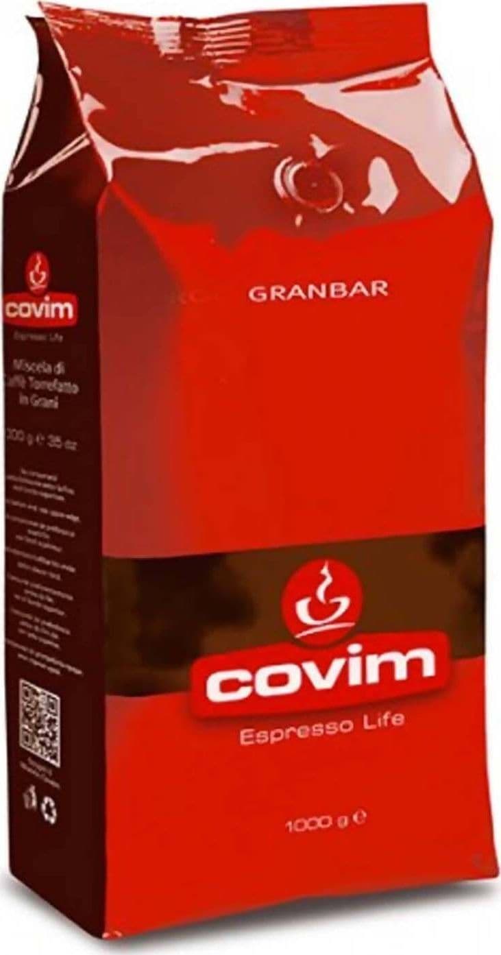 Covim 1 Kg Caffè in Grani Covim Granbar Confezione Da 1 Kg Caffè in Chicchi Alimentari e cura della casa/Caffè tè e bevande/Caffè/Chicchi di caffè tostati Franco Pausa Caffè - Albano Laziale, Commerciovirtuoso.it