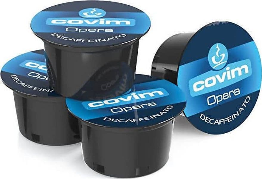 Covim 100 Capsule Caffè in Capsule Compatibili Lavazza Opera Blue Miscela Decaffeinato Dek Confezione 100 Pz Covim Caffè