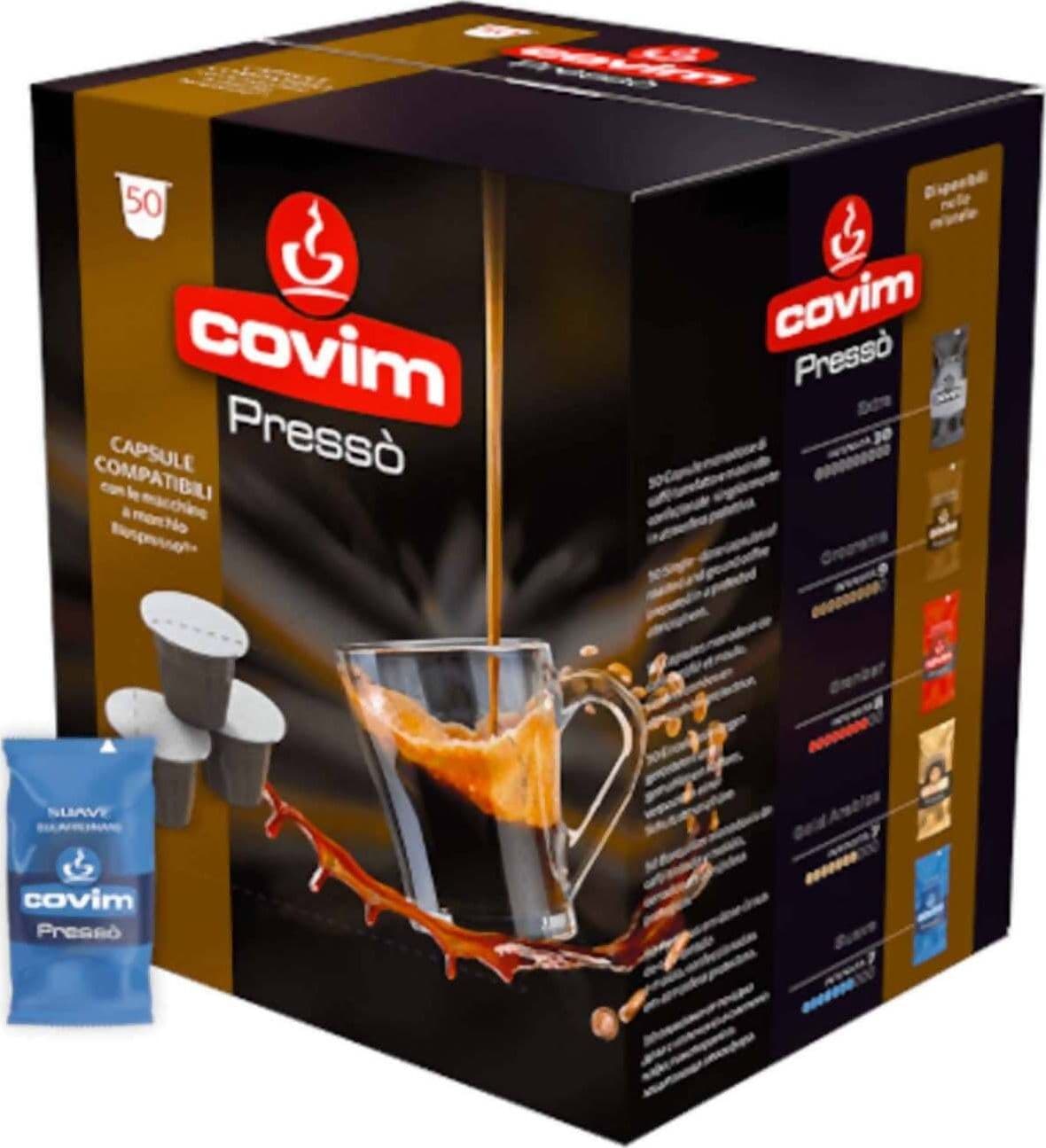 Covim 50x Capsule Dek Miscela Covim Caffè Decaffeinato in Capsule Compatibili Nespresso Miscela Dek Confezione Da 50 Pz Alimentari e cura della casa/Caffè tè e bevande/Caffè/Cialde e capsule di caffè Franco Pausa Caffè - Albano Laziale, Commerciovirtuoso.it