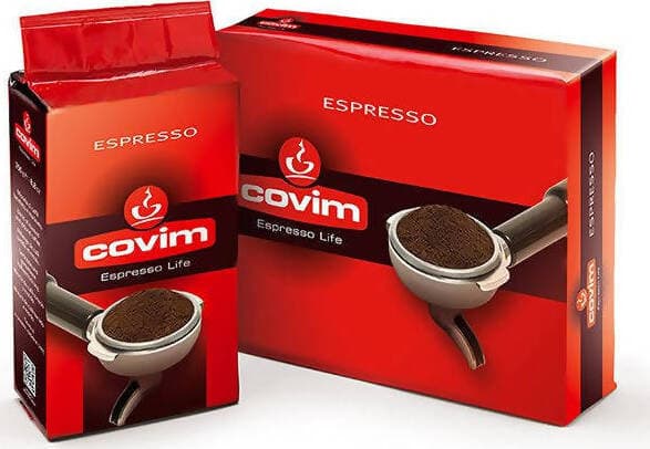 Covim Caffè Macinato 1kg Caffè Macinato In Polvere Espresso Confezione 4 Pezzi Da 250 Gr