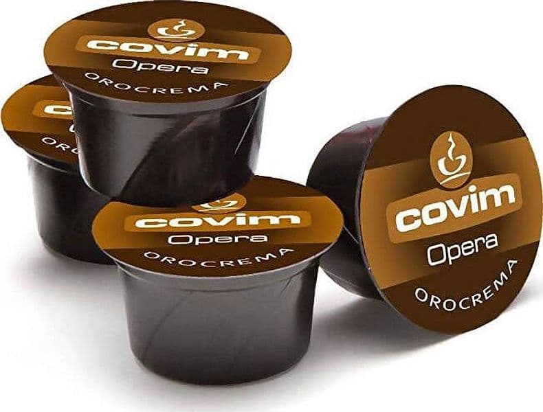 Covim Opera Orocrema 100 Capsule Caffè in Capsule Compatibili Lavazza Opera Blue Miscela Orocrema Confezione 100 Pz Covim Caffè