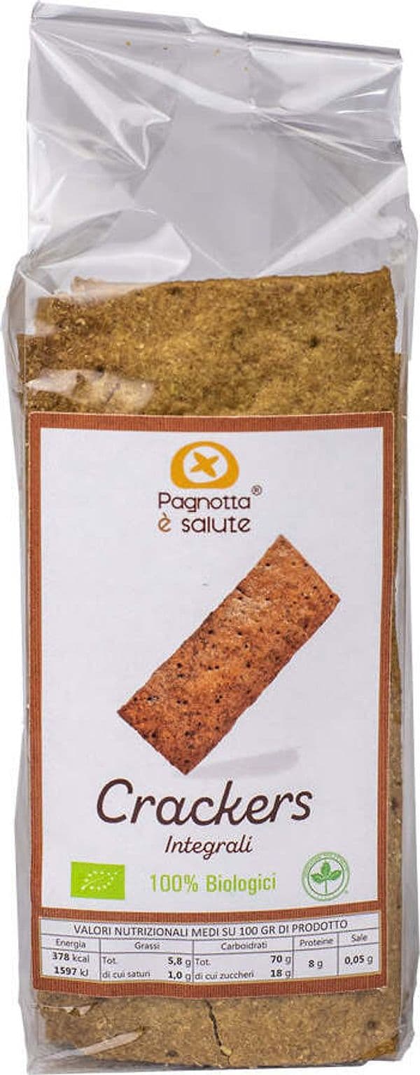 Crackers Integrali Biologici Al Rosmarino 100% Vegani Senza Lievito 90gr. Crackers Di Grani Antichi Siciliani Biologici Made In Italy Crackers Alto Contenuto Di Fibre Alimentari e cura della casa/Snack dolci e salati/Cracker/All'acqua Pagnotta è Salute - Milazzo, Commerciovirtuoso.it