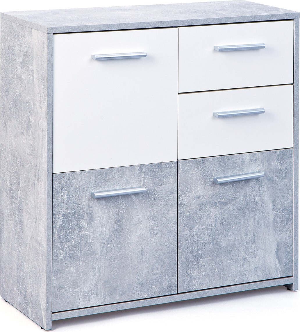 Credenza Nicolus Laminato Bianco Credenza per Arredo E Organizzazione Interni 77x30x77 Cm Casa e cucina/Arredamento/Soggiorno/Credenze Ferus - Montoro, Commerciovirtuoso.it