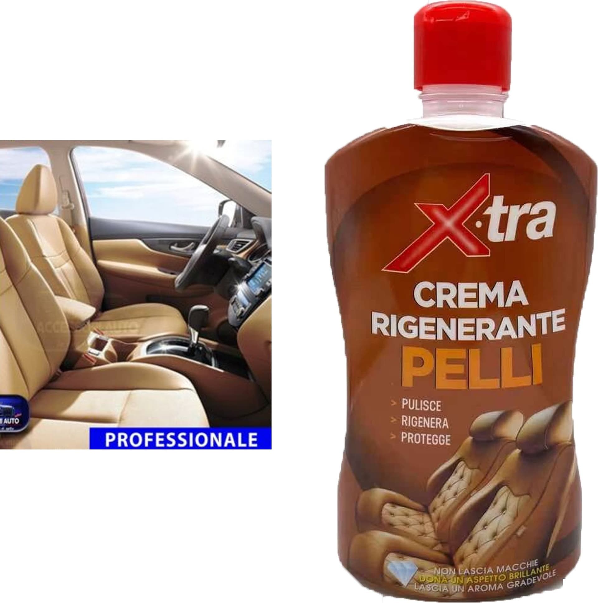 Crema Rigenerante Per Pelli Sedili Auto Pulisce Rigenera E Protegge Cf Da 500ml Casa e cucina/Detergenti e prodotti per la pulizia/Detergenti per la casa/Detergenti multiuso Trade Shop italia - Napoli, Commerciovirtuoso.it