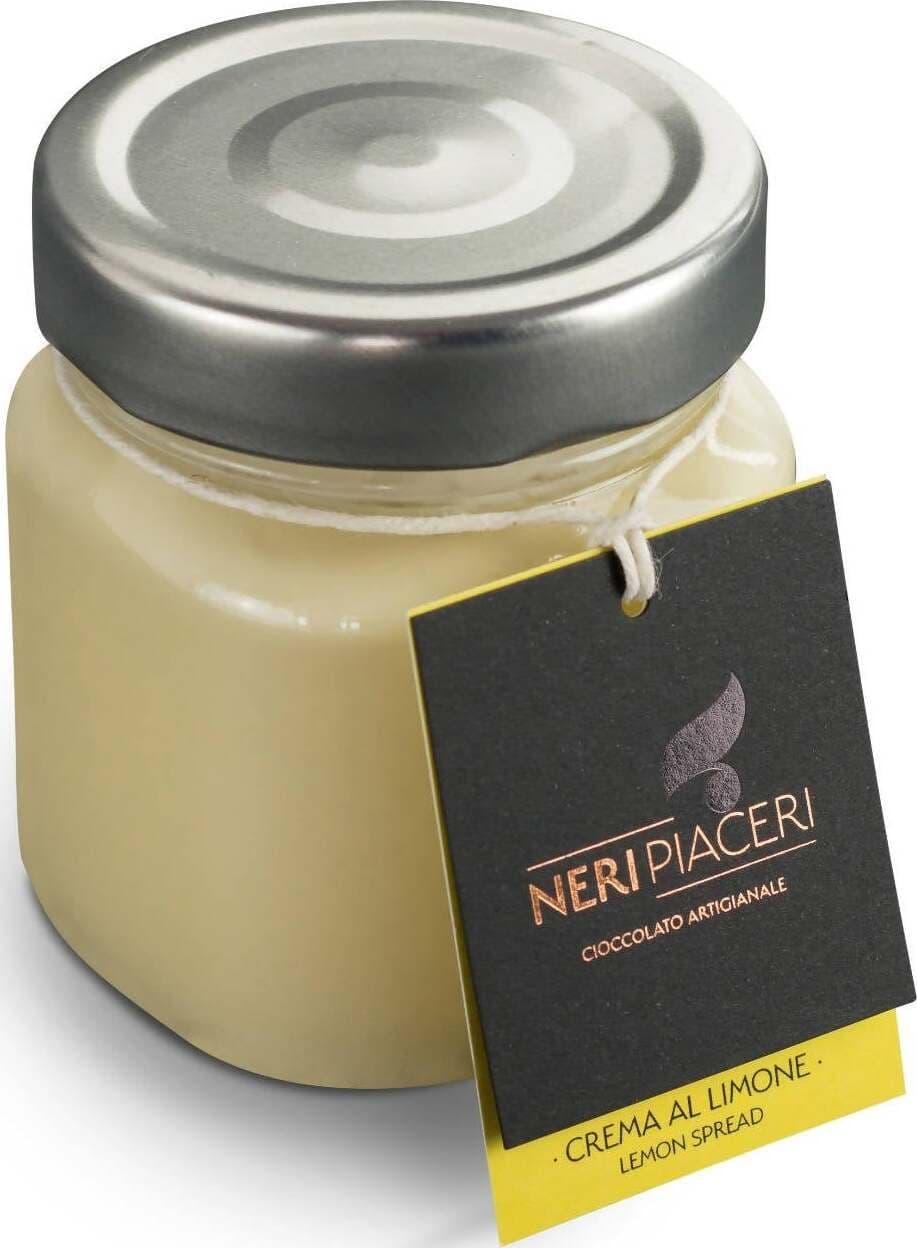 Crema Spalmabile Al Limone in Vaso Neri Piaceri Cioccolato Artigianale Crema Spalmabile Alimentari e cura della casa/Marmellate miele e creme spalmabili/Creme e cioccolati spalmabili Neri Piaceri - Cavezzo, Commerciovirtuoso.it