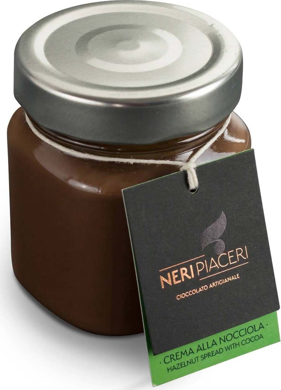 Crema Spalmabile Alla Nocciola In Vaso Neri Piaceri Cioccolato Artigianale Crema Spalmabile