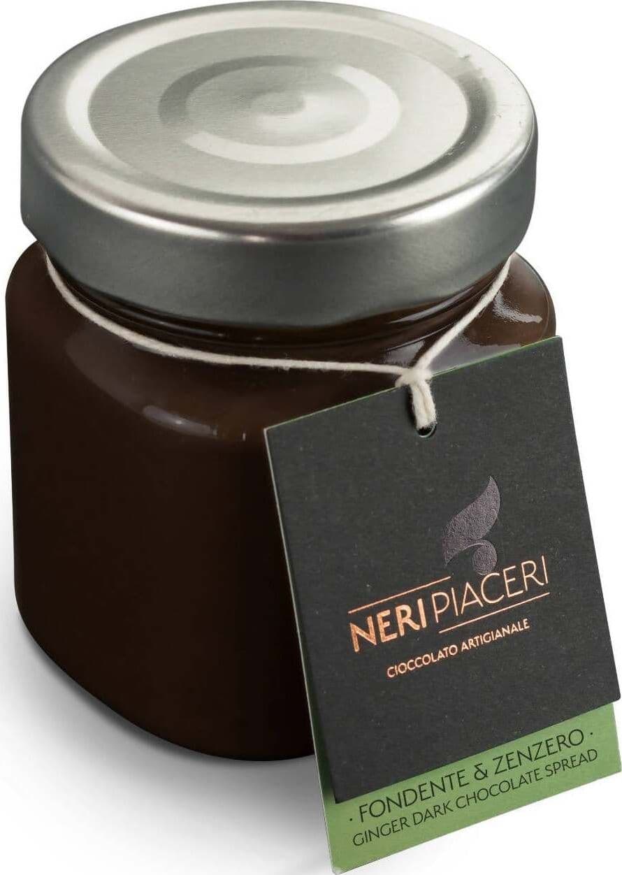 Crema Spalmabile Fondente Allo Zenzero in Vaso Neri Piaceri Cioccolato Artigianale Crema Spalmabile Alimentari e cura della casa/Marmellate miele e creme spalmabili/Creme e cioccolati spalmabili Neri Piaceri - Cavezzo, Commerciovirtuoso.it