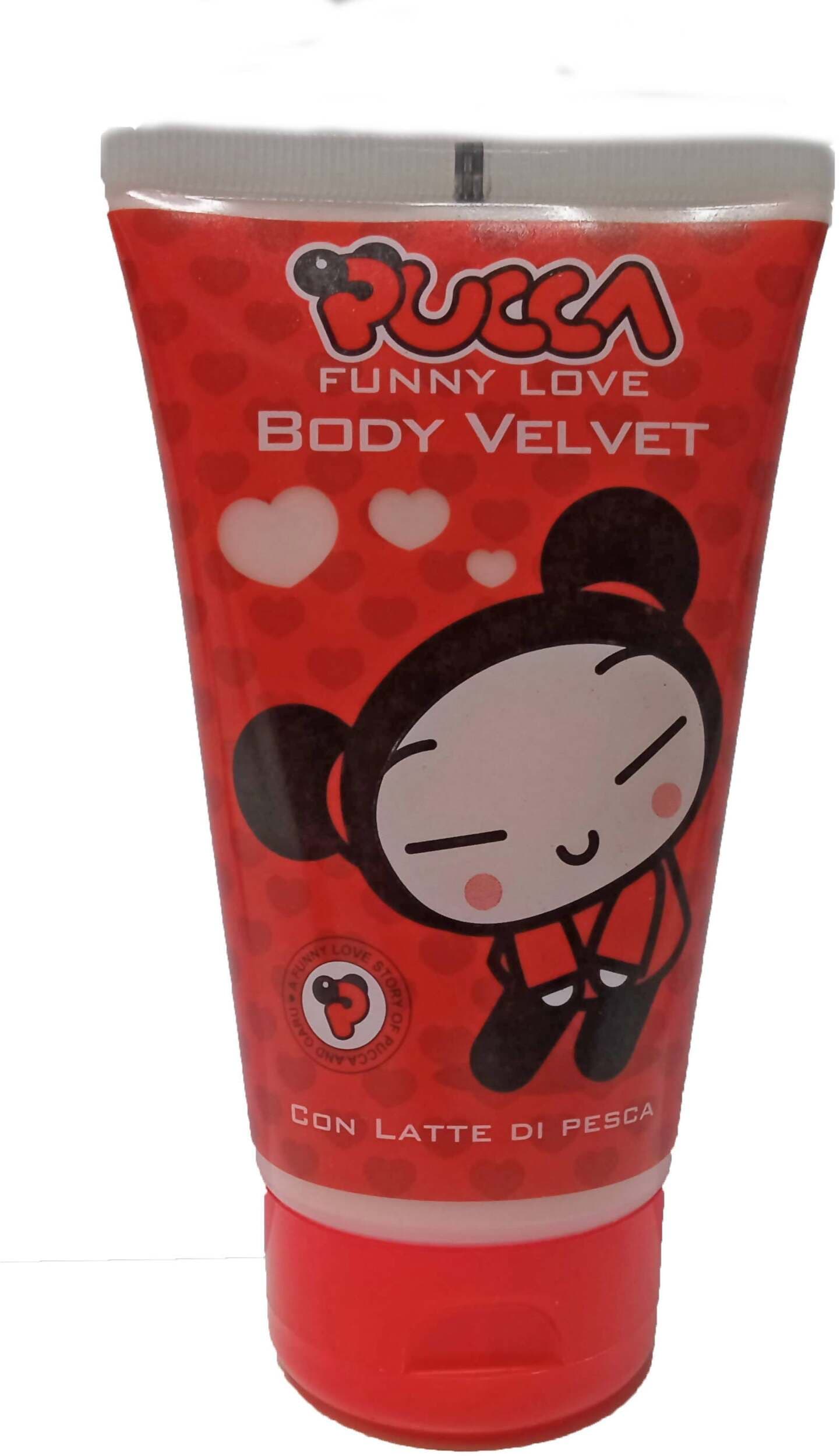 Crema Vellutante Corpo Pucca Funny Love Body Velvet 150ml Profumazione Latte Di Pesca Antasya Milan in Creme per il corpo Farmacia Centrale M.le Iadevaia - Maddaloni, commercioVirtuoso.it