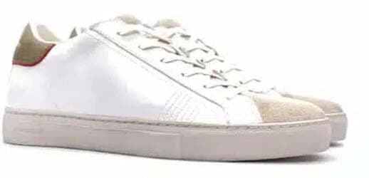 CRIME LONDON Sneaker Uomo Essential White/ Beige in Sneaker casual Calzature Durello - Agna, commercioVirtuoso.it
