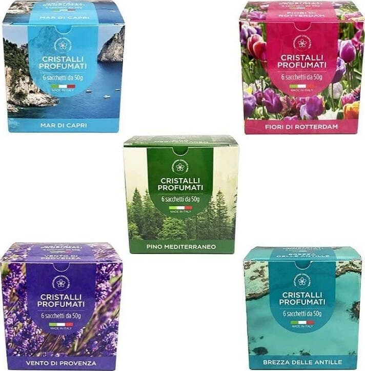 Cristalli profumati MIX di 5 Fragranze Casa e cucina/Decorazioni per interni/Profumazione ambiente/Sacchetti profumati Grow Up - Casoria, Commerciovirtuoso.it