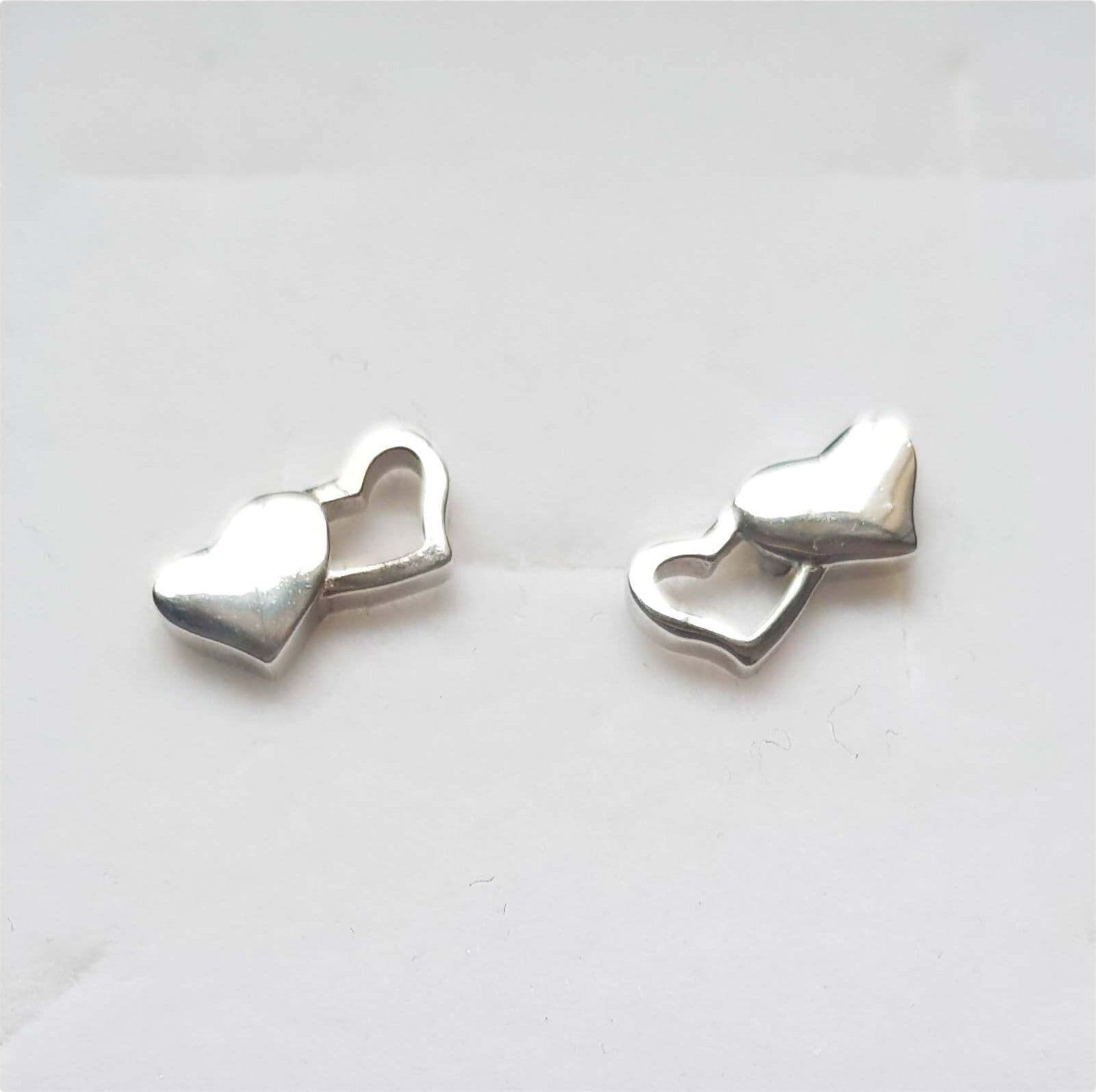 Cruori Orecchini In Argento 925 Millesimi Doppio Cuore Made in Italy Artigianale Orecchino Cuoricino in Orecchini E B Gioielli - Siderno, commercioVirtuoso.it