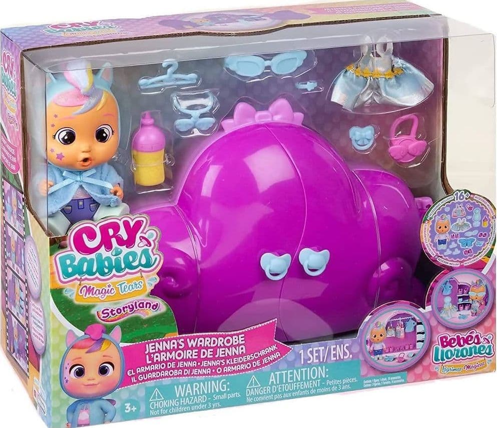 Cry Babies – L’armadio Di Jenna Mini Personaggio Giocattolo 3+ Set Gioco Bambine Mini bambola + 16 Accessori 82793 Imc Toys in Set da gioco con action figure Cartoleria Deja Vu - Crotone, commercioVirtuoso.it