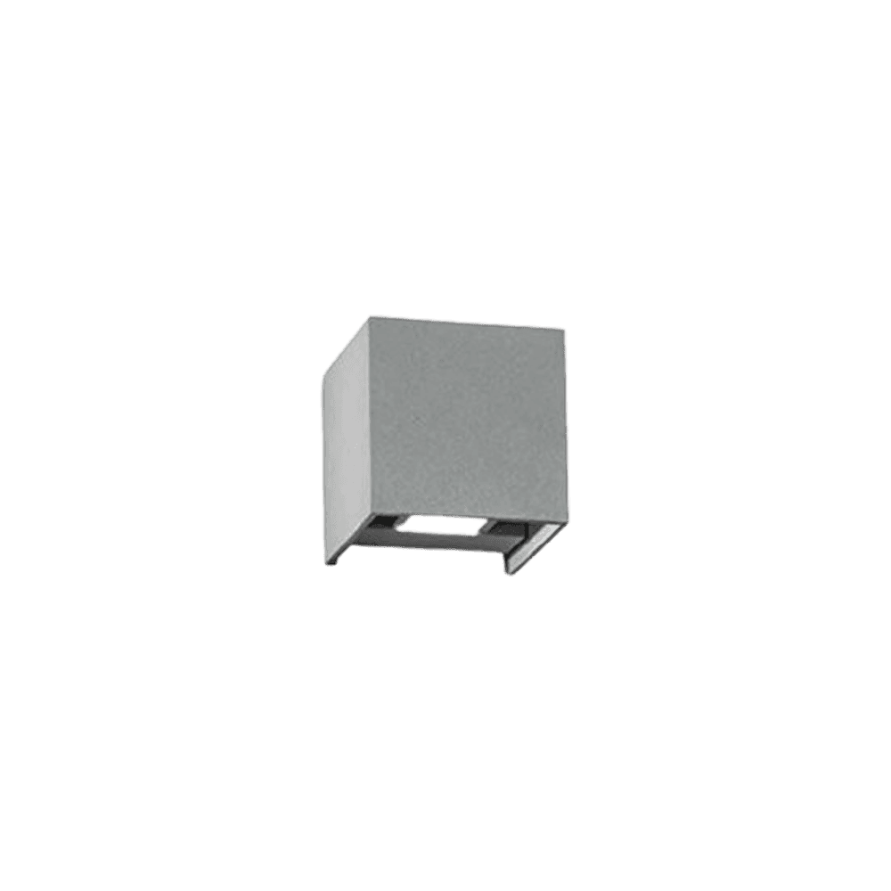 Cubo Led Da Esterno Silver Fun Europe Lampada Da Parete per Illuminazione Esterni in Alluminio 10x10x10 Cm Illuminazione/Illuminazione per esterni/Lampade da parete Liquidator Italia - Nicosia, Commerciovirtuoso.it