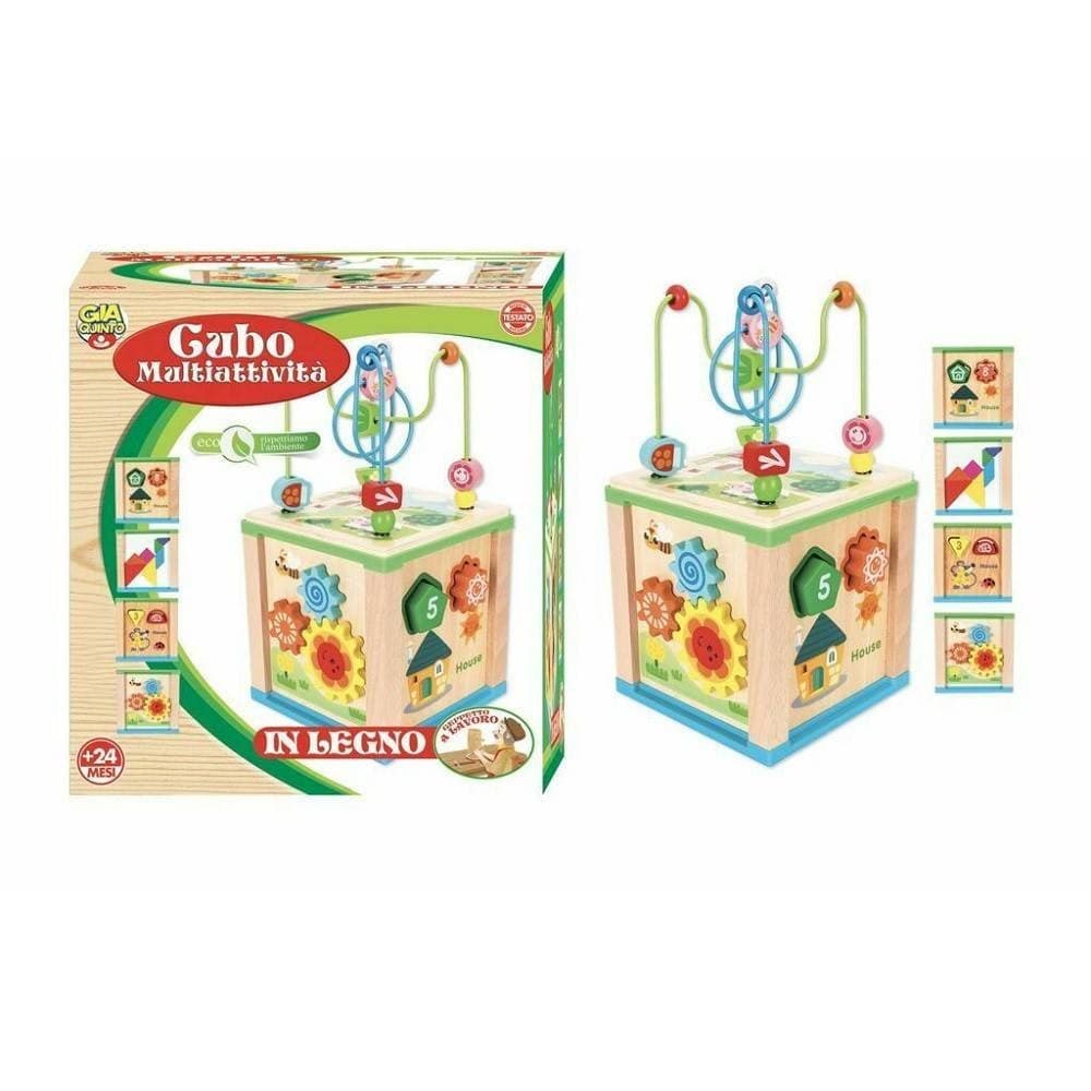 Cubo-Multiattività-In-Legno-Giocattolo-Didattic-Educativo-Gioco-Bambini-Infanzia