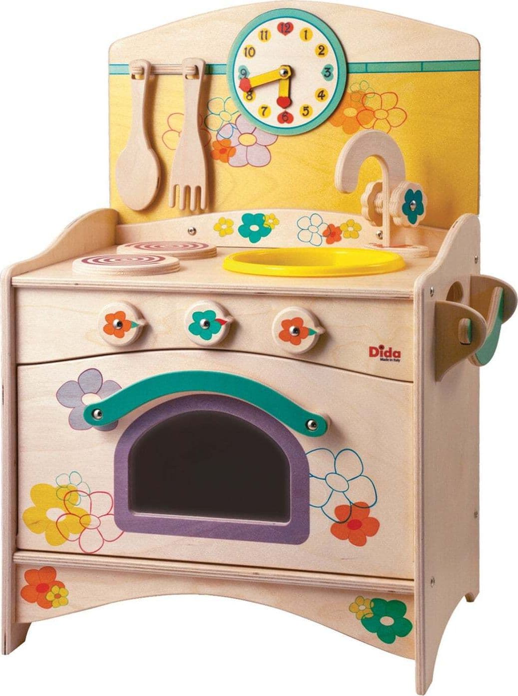 Cucina Gioco in Legno - Il Trio Fiori per Bambini Dida in Kit utensili cucina Dida - Ragusa, commercioVirtuoso.it