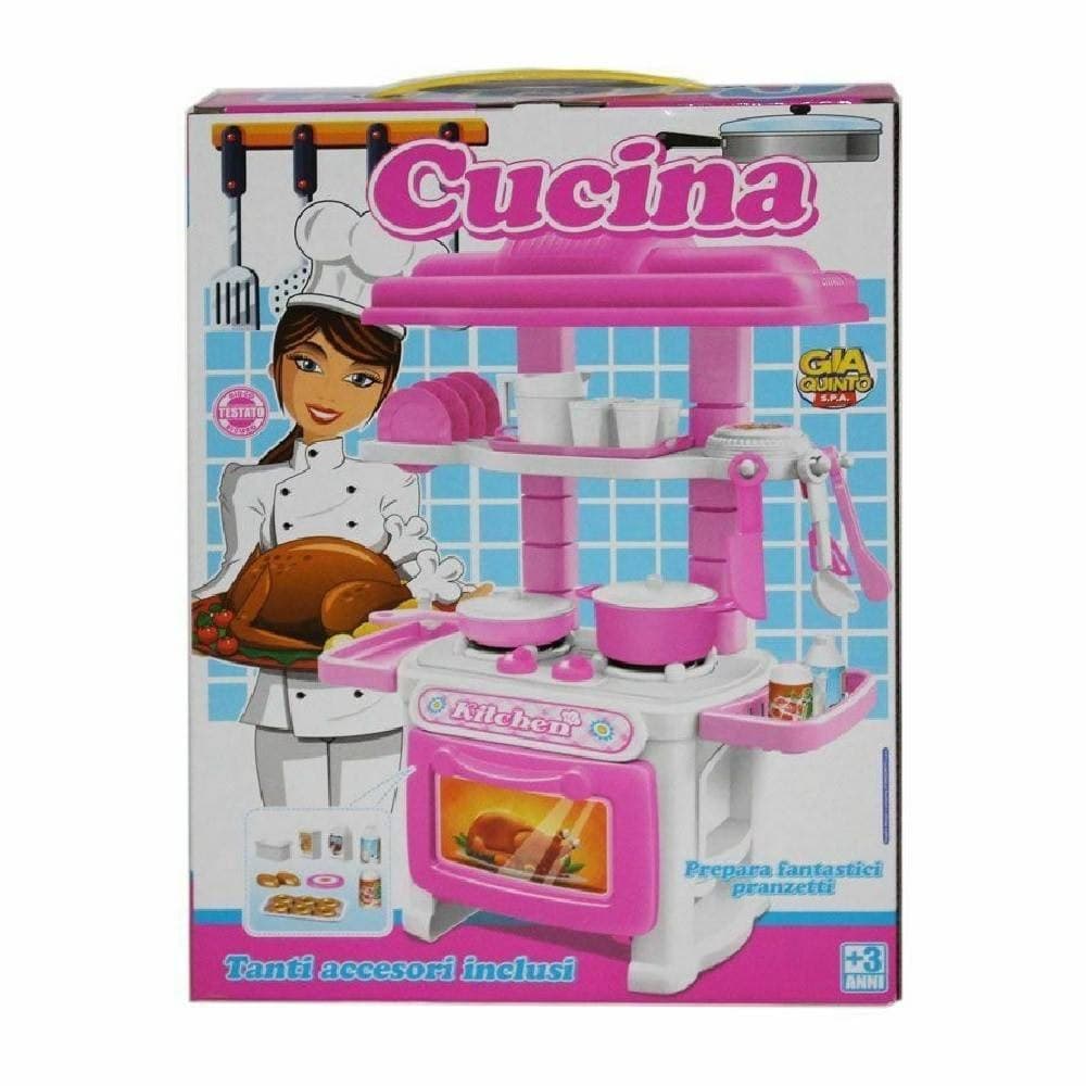 Cucina-Set-Accessori-Stoviglie-Prepara-Alimenti-Giocattolo-Gioco-Bambini
