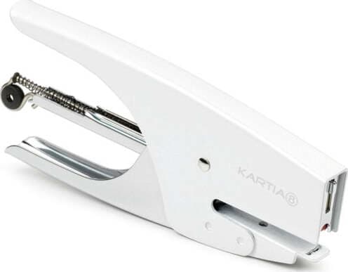 Cucitrice a pinza Kartia 8 - capacitA' 200 punti - bianco - Iternet Cancelleria e prodotti per ufficio/Archivio ufficio e accessori per scrivania/Spillatrici e perforatrici/Spillatrici manuali Eurocartuccia - Pavullo, Commerciovirtuoso.it