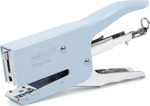 Cucitrice a pinza Porpoise - celeste - Rapesco Cancelleria e prodotti per ufficio/Archivio ufficio e accessori per scrivania/Spillatrici e perforatrici/Spillatrici manuali Eurocartuccia - Pavullo, Commerciovirtuoso.it