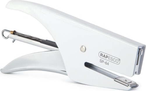 Cucitrice a pinza SP- 64 - metallo verniciato - bianco - Rapesco Cancelleria e prodotti per ufficio/Archivio ufficio e accessori per scrivania/Spillatrici e perforatrici/Spillatrici manuali Eurocartuccia - Pavullo, Commerciovirtuoso.it