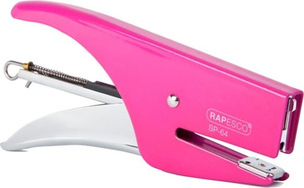 Cucitrice a pinza SP- 64 - metallo verniciato - fucsia - Rapesco Cancelleria e prodotti per ufficio/Archivio ufficio e accessori per scrivania/Spillatrici e perforatrici/Spillatrici manuali Eurocartuccia - Pavullo, Commerciovirtuoso.it