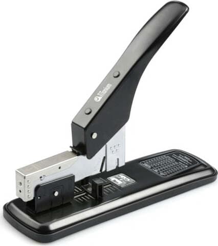 Cucitrice alti spessori - punti 23-24 - grigio-nero - Titanium Cancelleria e prodotti per ufficio/Archivio ufficio e accessori per scrivania/Spillatrici e perforatrici/Spillatrici elettriche e a batteria Eurocartuccia - Pavullo, Commerciovirtuoso.it