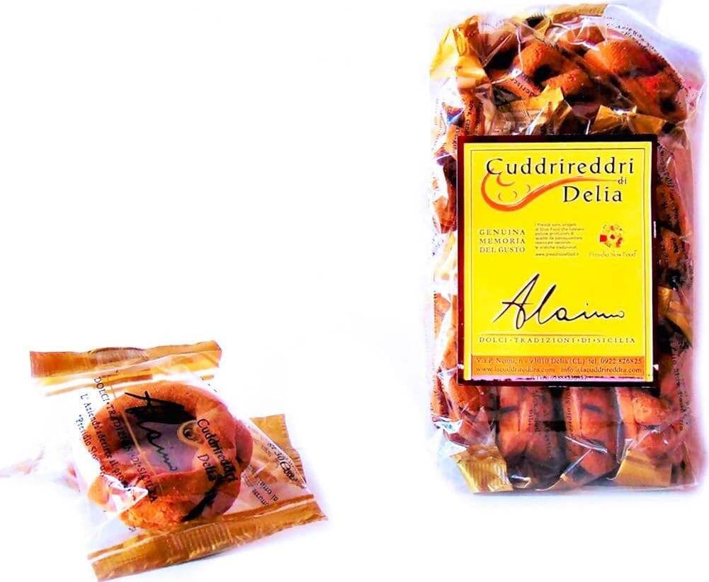 Cuddrireddra di Delia “Alaimo” dolce Tipico del Carnevale di Delia artigianale alla Cannella origine Sicilia Cudduredda 10 monoporzione da 30 gr Confezione 300 gr La Cuddrireddra Di Alaimo Filomena in Biscotti per la colazione Alaimo Cuddrireddri di Delia - Delia, commercioVirtuoso.it