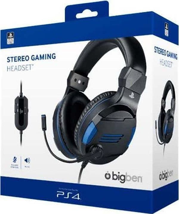 Cuffie-gaming-Big-Ben-Playstation-4-Nero/Blu