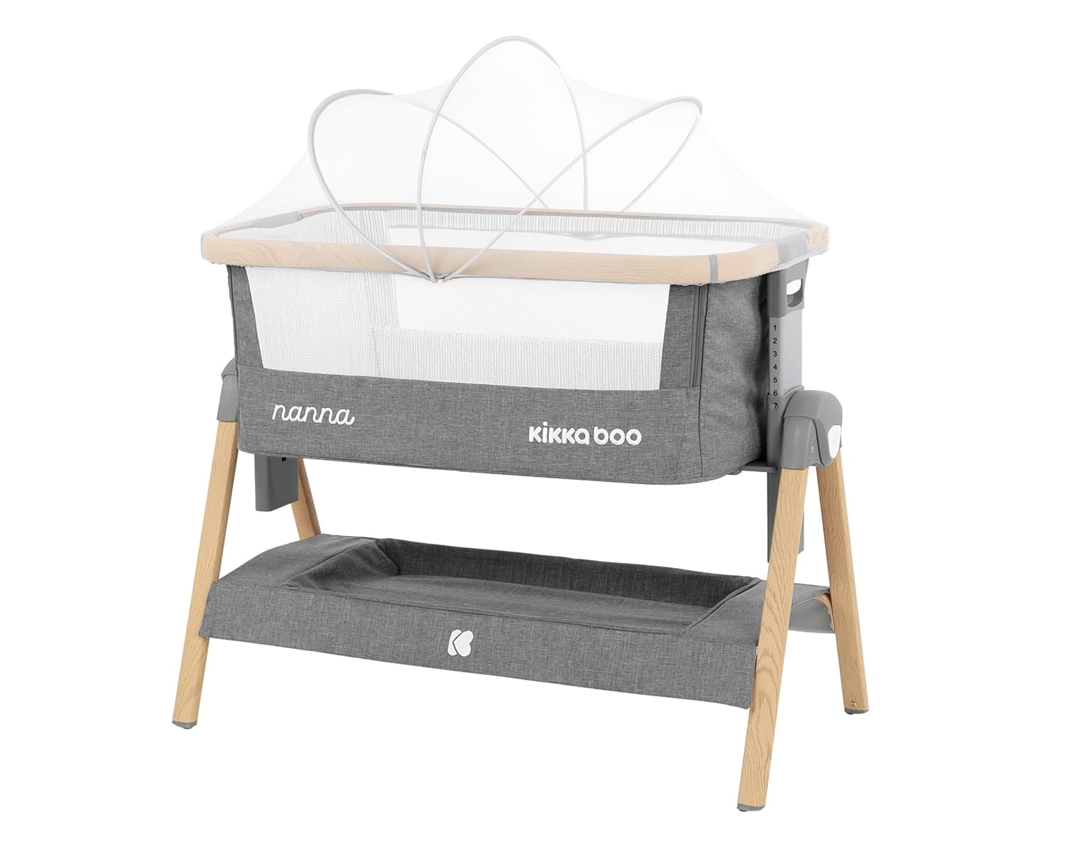 Culla Nanna Grigio scuro 2020 Casa e cucina/Arredamento/Cameretta bambini/Lettini per neonati e bambini/Culle/Lettini da affiancare La Casa Del Bebè - Napoli, Commerciovirtuoso.it
