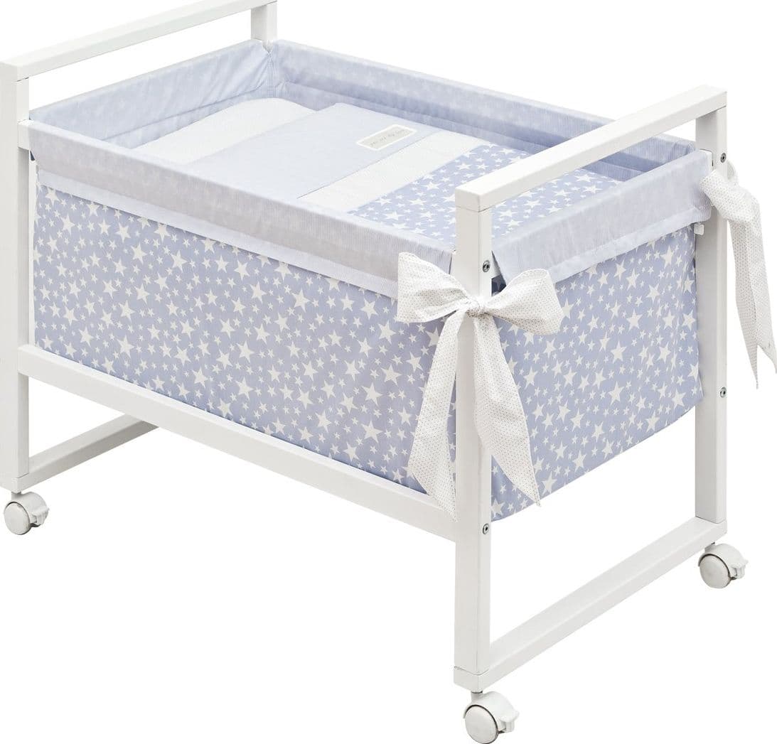 Culla Next Star Azzurro 55X88X72 Cm Casa e cucina/Arredamento/Cameretta bambini/Lettini per neonati e bambini/Culle/Lettini da affiancare La Casa Del Bebè - Napoli, Commerciovirtuoso.it
