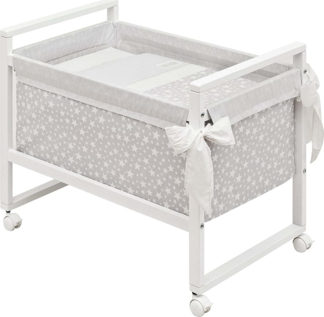 Culla Next Star Grigio 55X88X72 Cm Casa e cucina/Arredamento/Cameretta bambini/Lettini per neonati e bambini/Culle/Lettini da affiancare La Casa Del Bebè - Napoli, Commerciovirtuoso.it