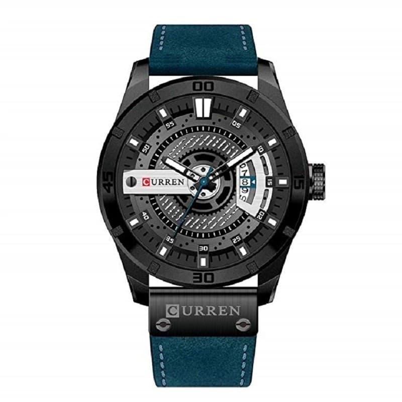 CURREN 8301 OROLOGIO ANALOGICO DA POLSO AL QUARZO MILITARE SPORT IN PELLE BLU Moda/Uomo/Orologi/Orologi da polso Trade Shop italia - Napoli, Commerciovirtuoso.it