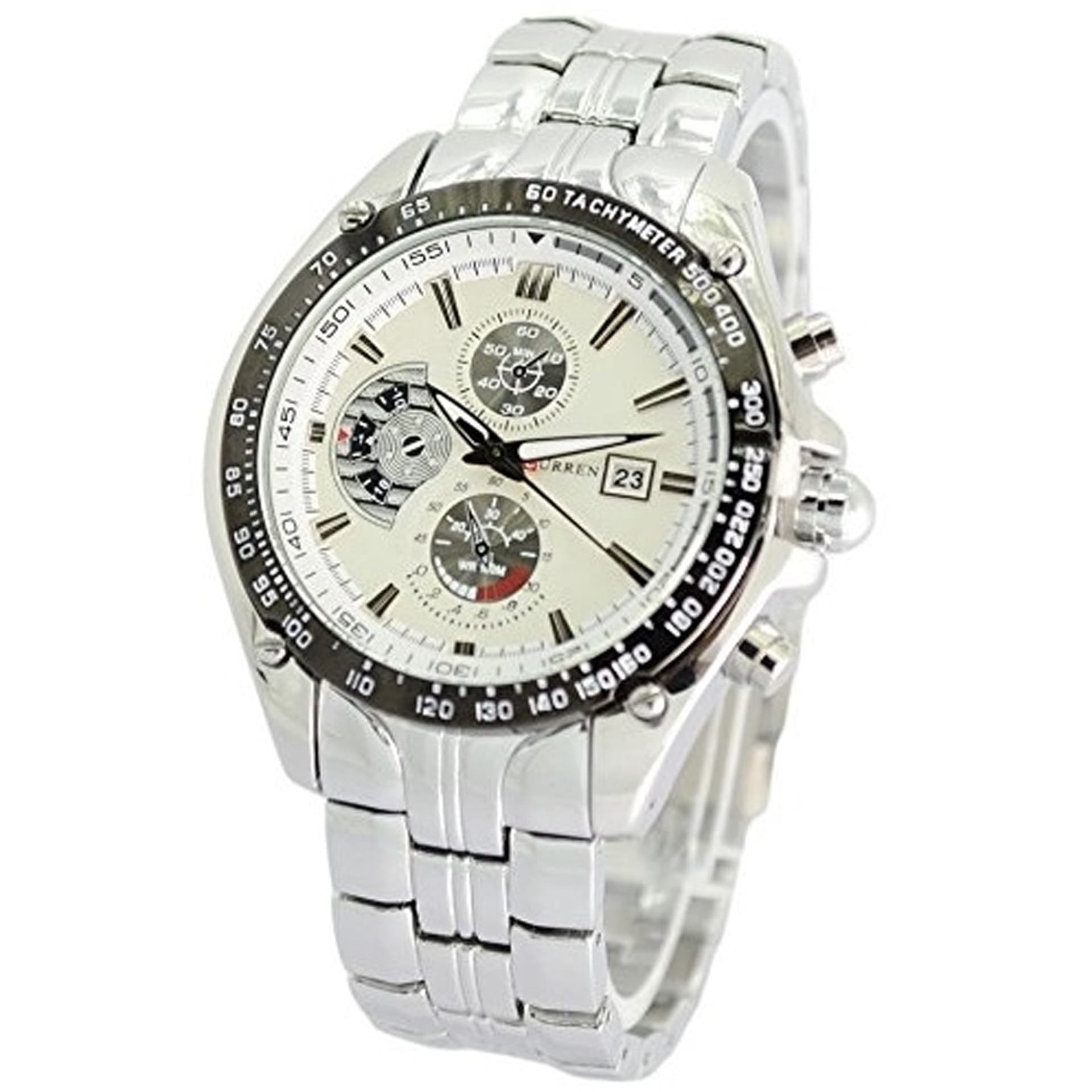 CURREN M928W OROLOGIO DA POLSO UOMO CINTURINO IN ACCIAIO INOX COLORE ARGENTO Moda/Uomo/Orologi/Orologi da polso Trade Shop italia - Napoli, Commerciovirtuoso.it