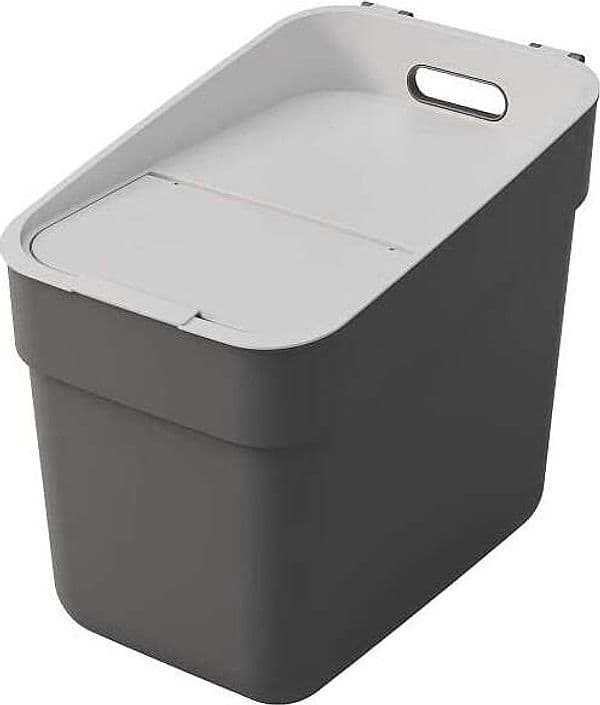 CURVER-READY-Pattumiera-da-20-L-Grigio