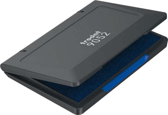 Cuscinetto 9052 per timbri in gomma - 7x11 cm - blu - Trodat Cancelleria e prodotti per ufficio/Archivio ufficio e accessori per scrivania/Etichette divisori per schedario e timbri/Timbri e materiali per timbri/Tamponi asciuga inchiostro Eurocartuccia - Pavullo, Commerciovirtuoso.it