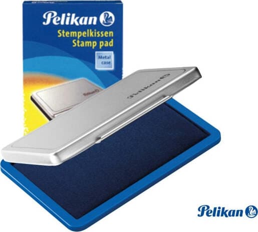 Cuscinetto per timbri - 9x16 cm - blu - Pelikan Cancelleria e prodotti per ufficio/Archivio ufficio e accessori per scrivania/Etichette divisori per schedario e timbri/Timbri e materiali per timbri/Tamponi asciuga inchiostro Eurocartuccia - Pavullo, Commerciovirtuoso.it