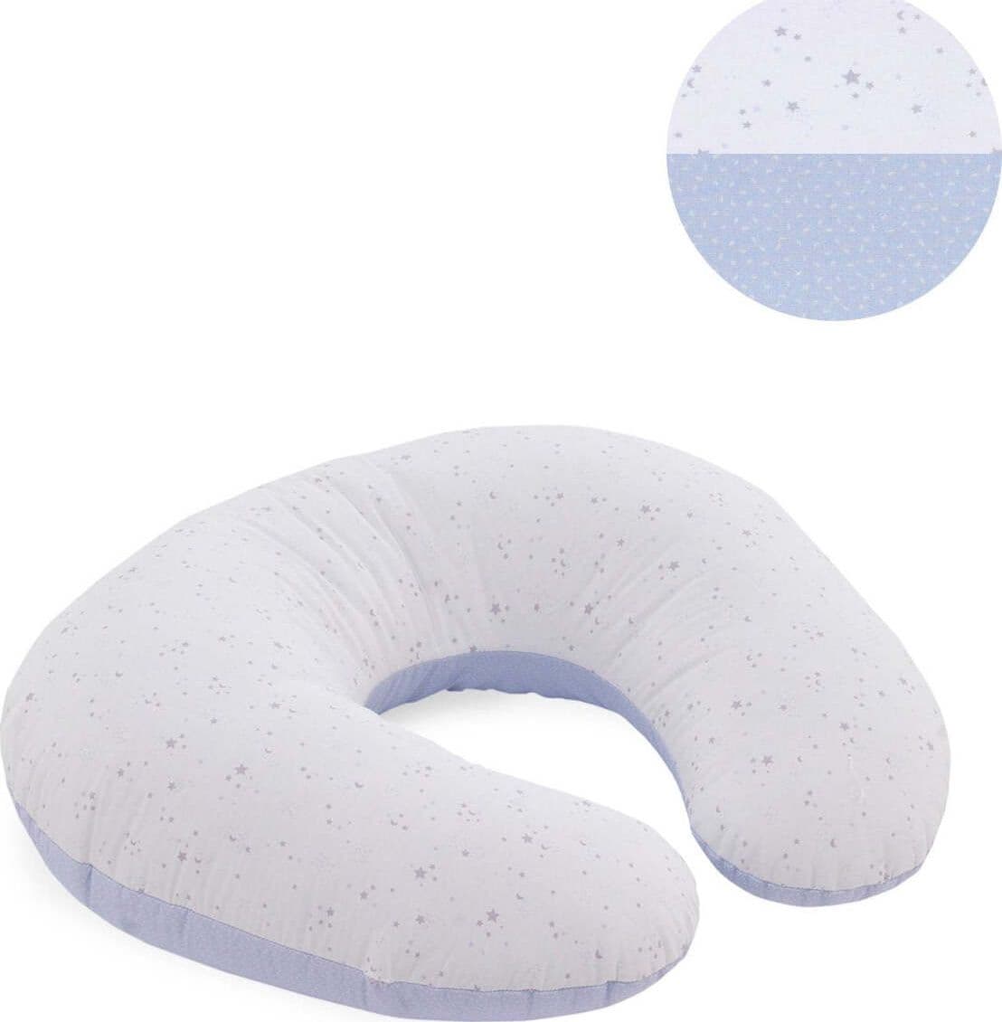 Cuscino Allattamento Piccolo 53X45X10 Cm Sky Azzurro/Star Prima infanzia/Maternità/Cuscini per il corpo e maternità La Casa Del Bebè - Napoli, Commerciovirtuoso.it
