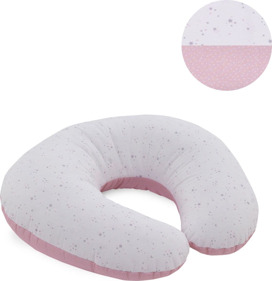 Cuscino Allattamento Piccolo 53X45X10 Cm Sky Rosa/Star Prima infanzia/Maternità/Cuscini per il corpo e maternità La Casa Del Bebè - Napoli, Commerciovirtuoso.it