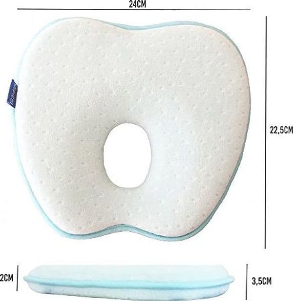 Cuscino ergonomico testa piatta Casa e cucina/Tessili per la casa/Biancheria per culle e lettini/Biancheria bebè/Cuscini di sostegno per neonati La Casa Del Bebè - Napoli, Commerciovirtuoso.it