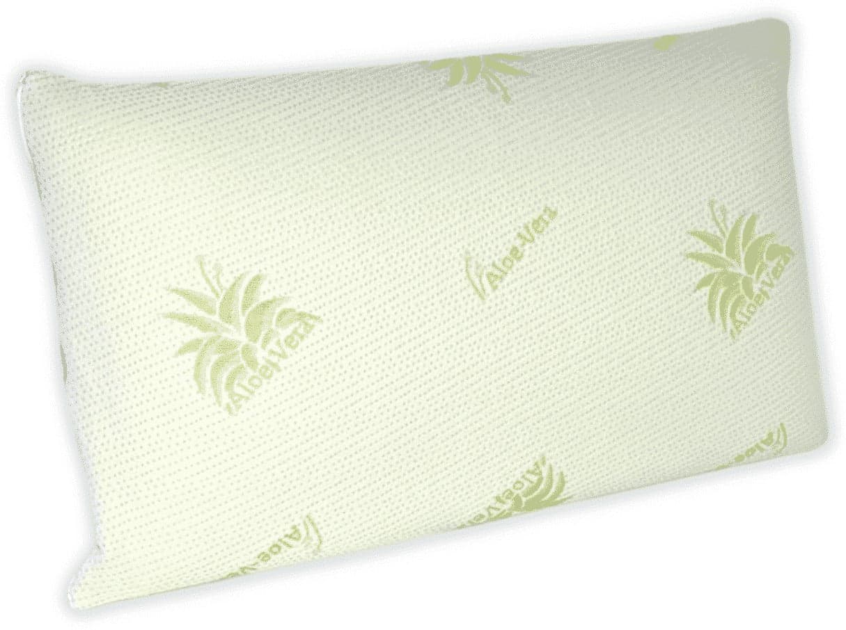 Cuscino Guanciale Memory Form in Aloe Vera Anallergico Altezza 15 Cm