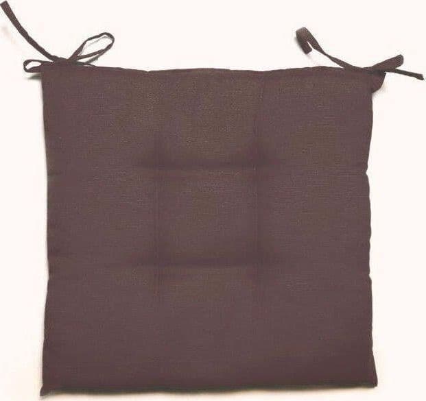 Cuscino Per Sedie Con Lacci Marrone 40x40cm Cuscini Esterno/interno Cuscino Imbottito Tinta Unita Cuscino Creta 1551 Giardino e giardinaggio/Arredamento da giardino e accessori/Cuscini/Cuscini per sedie da giardino Ferus - Montoro, Commerciovirtuoso.it