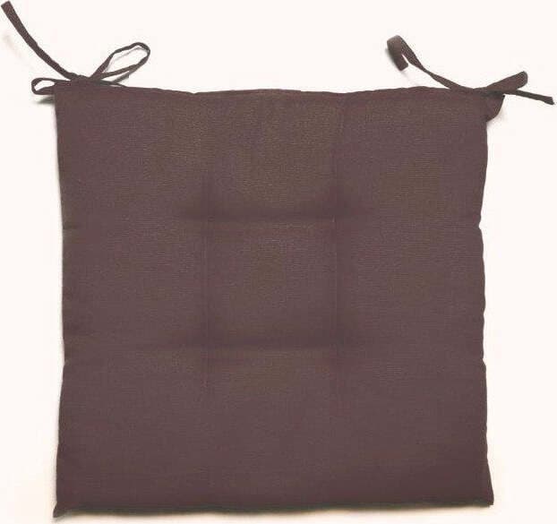 Cuscino Per Sedie Con Lacci Marrone 40x40cm Cuscini Esterno/interno Cuscino Imbottito Tinta Unita Cuscino Creta 1551 Giardino e giardinaggio/Arredamento da giardino e accessori/Cuscini/Cuscini per sedie da giardino Ferus - Montoro, Commerciovirtuoso.it