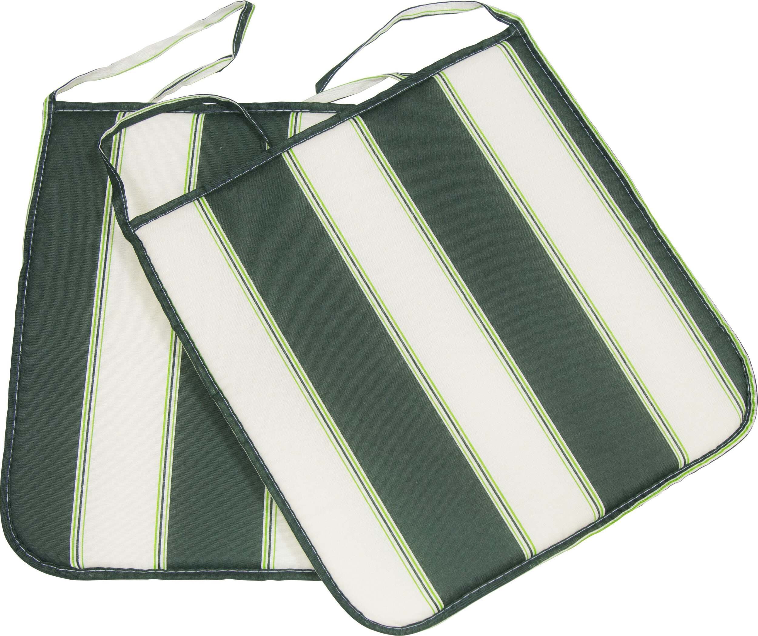 Cuscino Per Sedie Con Lacci Verde E Bianco A Righe 39x39cm Cuscini Esterno/interno Cuscino Arrotondato Imbottito Tinta Unita Cuscino Panarea Casa e cucina/Arredamento/Arredamento da giardino/Cuscini/Cuscini per sedie da giardino Ferus - Montoro, Commerciovirtuoso.it