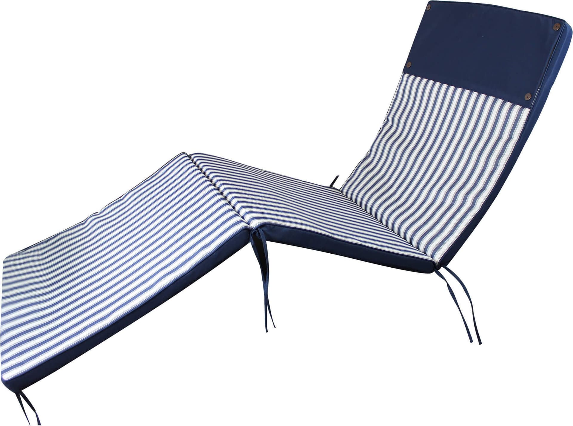 cuscino sdraio con doppia cucitura idrorepellente Blu