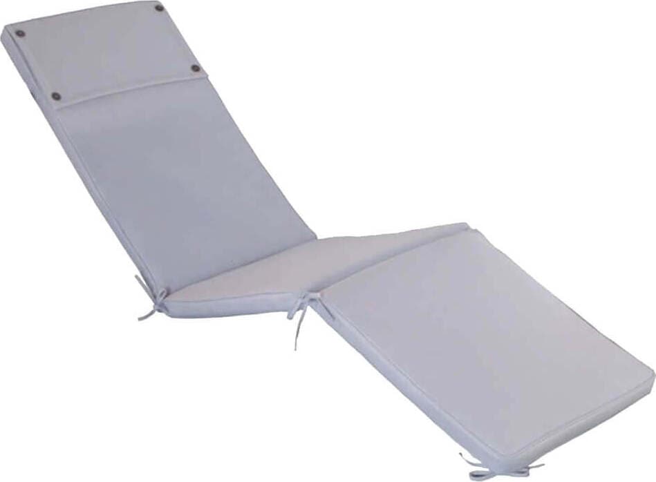 cuscino sdraio con doppia cucitura idrorepellente Grigio Milani Home