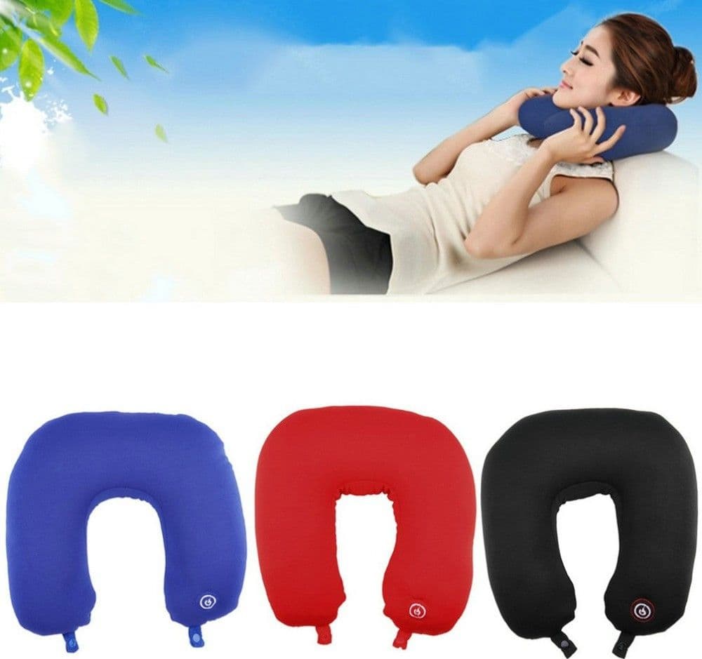 Cuscino Vibrante Massaggiante Cervicale Massaggio Viaggio Antistress Relax Salute e cura della persona/Benessere/Massaggi e relax/Massaggiatori elettrici/Massaggiatori cervicali e da collo Trade Shop italia - Napoli, Commerciovirtuoso.it