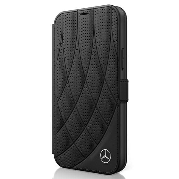 custodia-a-libro-mercedes-iphone-12-mini-nera